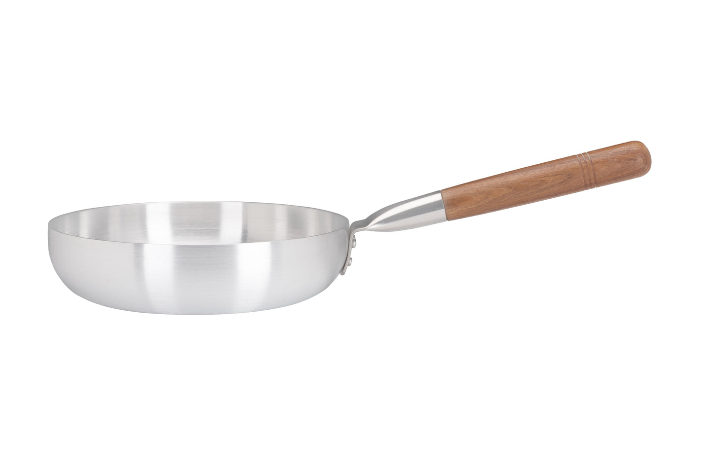 32cm Aluminium Medium Duty Frypan Wood Handle (1198)