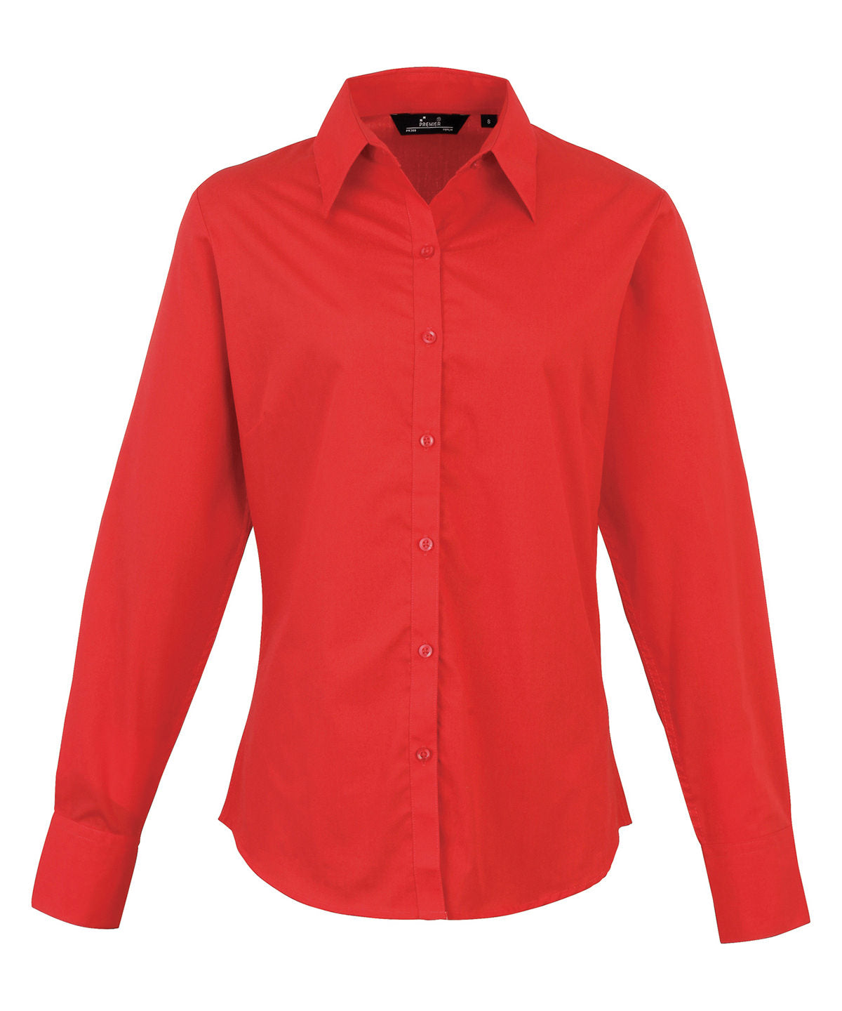 Ladies Poplin Blouse - Long Sleeve