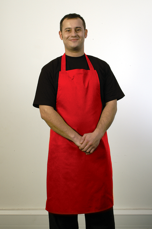 Classic Bib Apron - Red