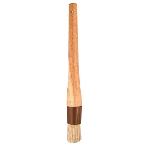 1'' Round Pastry Brush Wooden Handle (7804)