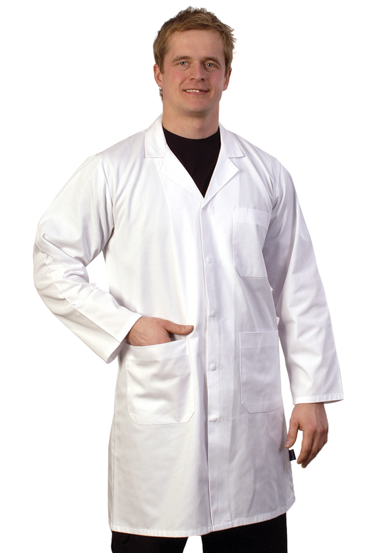 Unisex Hygiene Coat WHITE