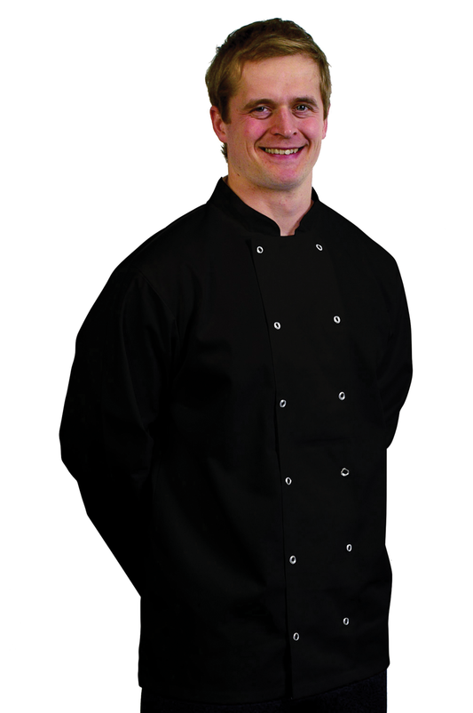 Chef's Jacket Long Sleeve BLACK