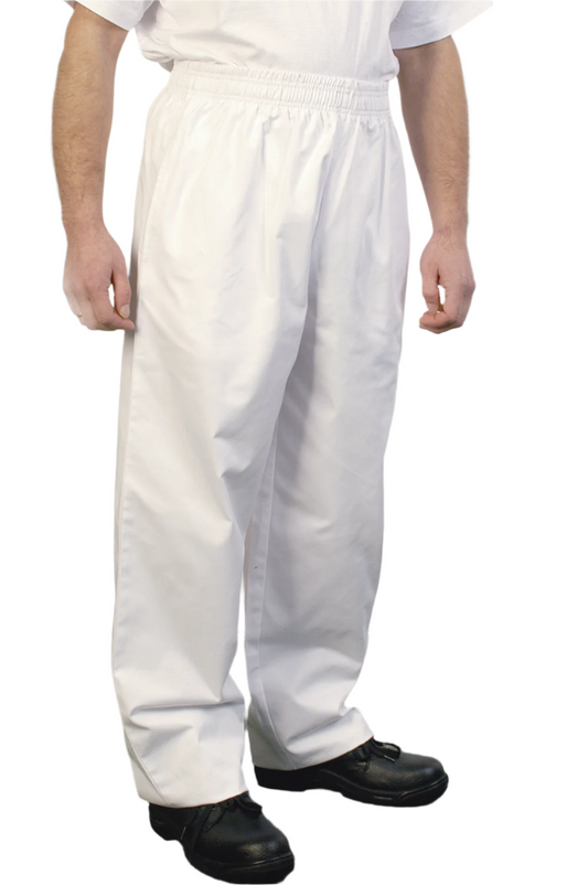 Classic Baggy Trousers - White