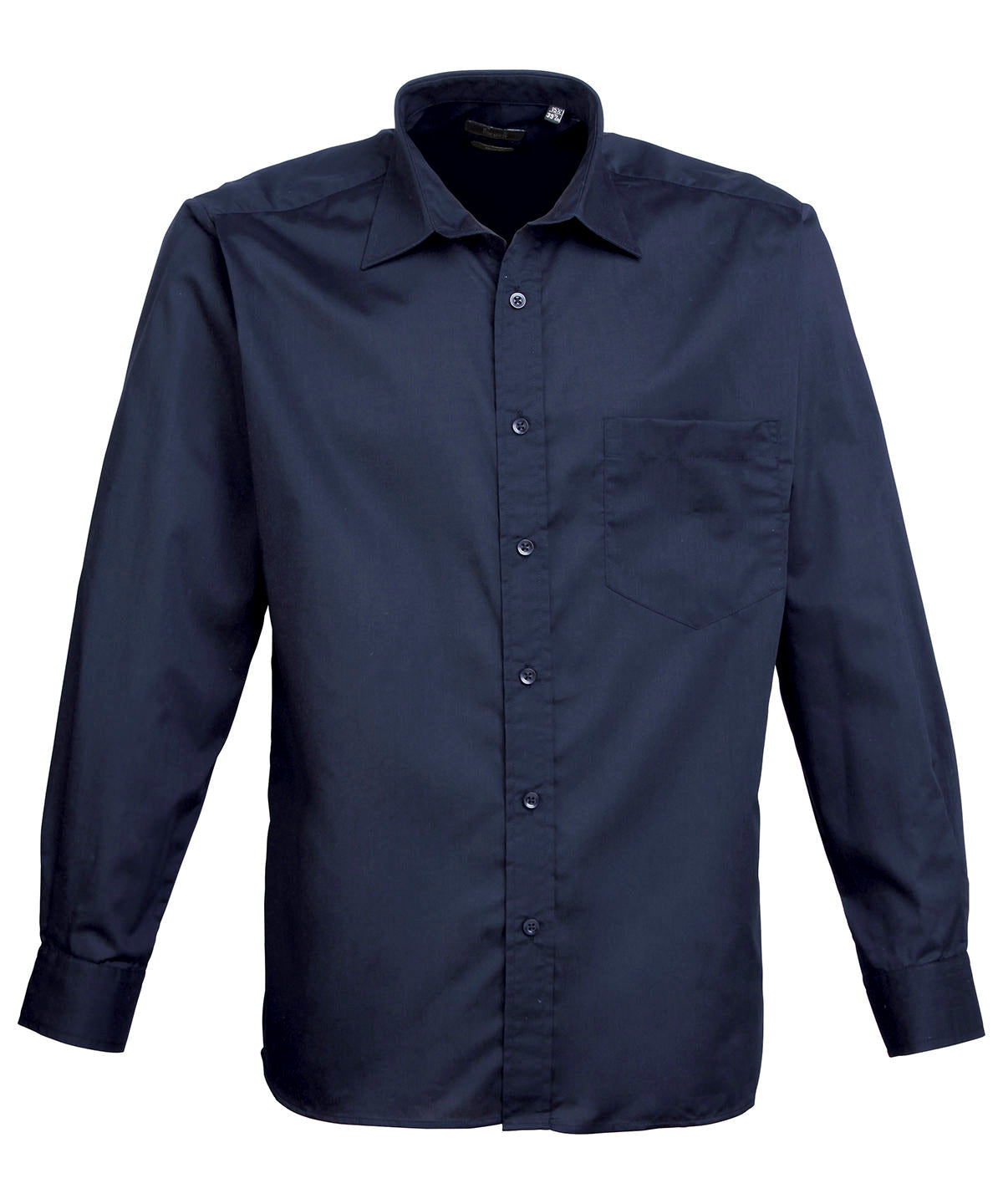 Men's Poplin Work Shirt - Long Sleeve