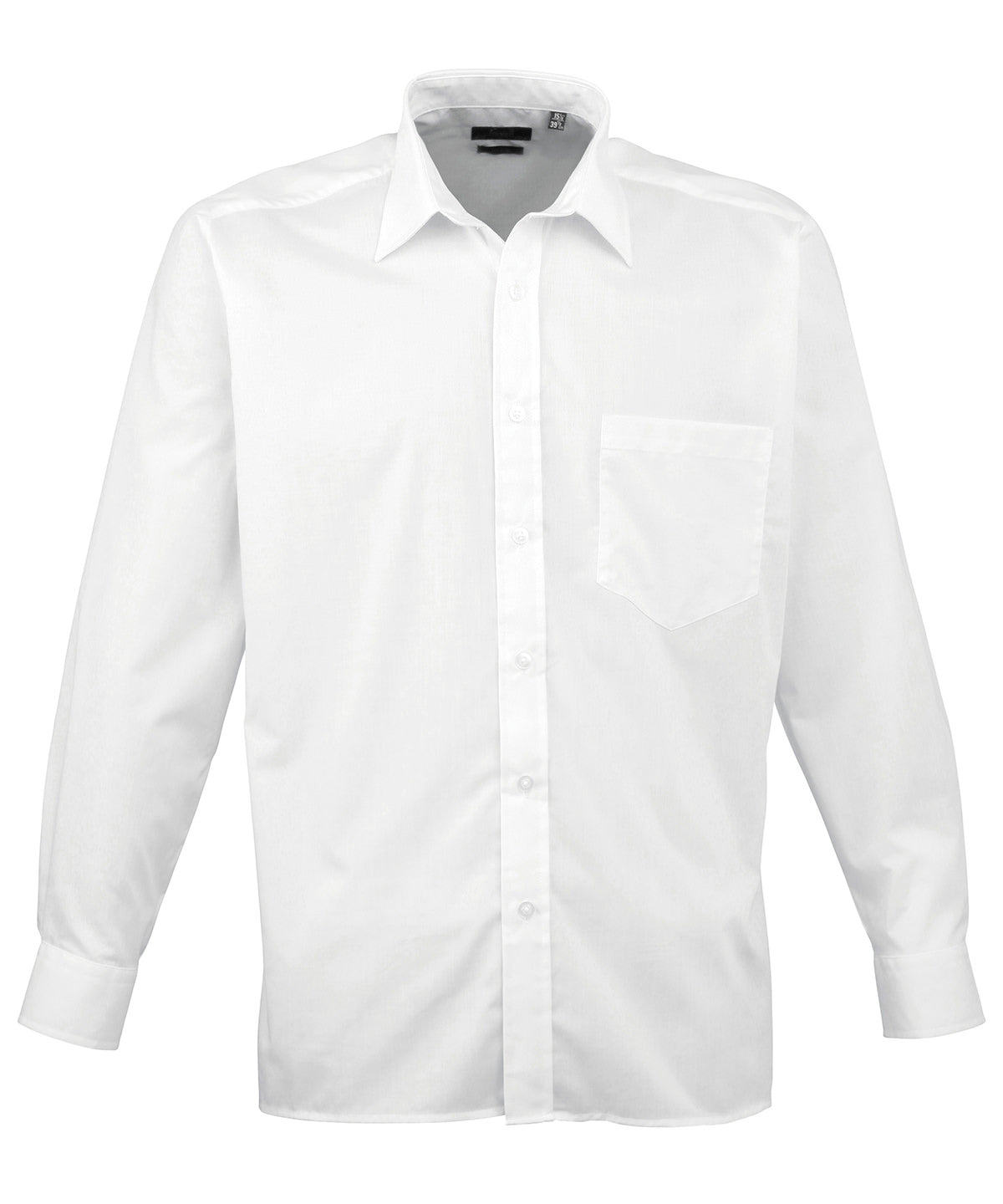 Men's Poplin Work Shirt - Long Sleeve