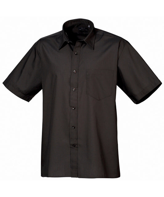 Men's Poplin Work Shirt - Short Sleeve