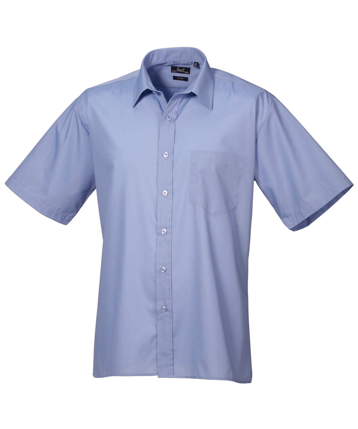 Men's Poplin Work Shirt - Short Sleeve