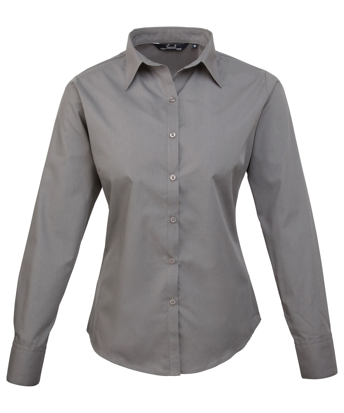 Ladies Poplin Blouse - Long Sleeve