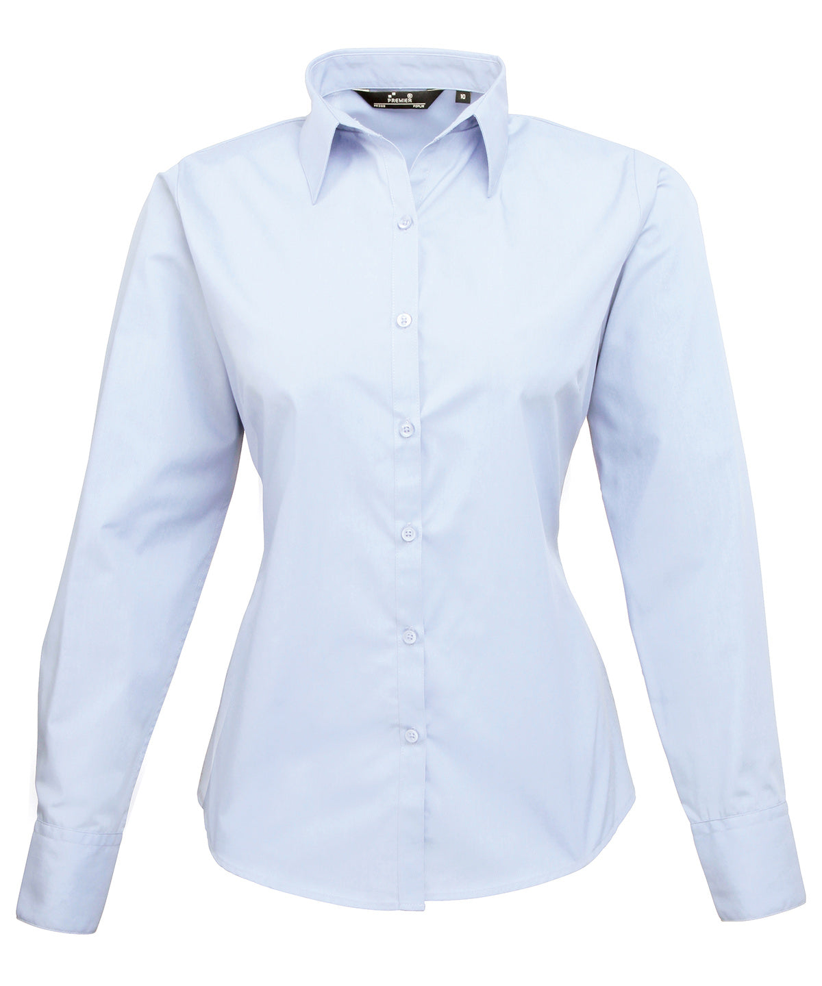 Ladies Poplin Blouse - Long Sleeve