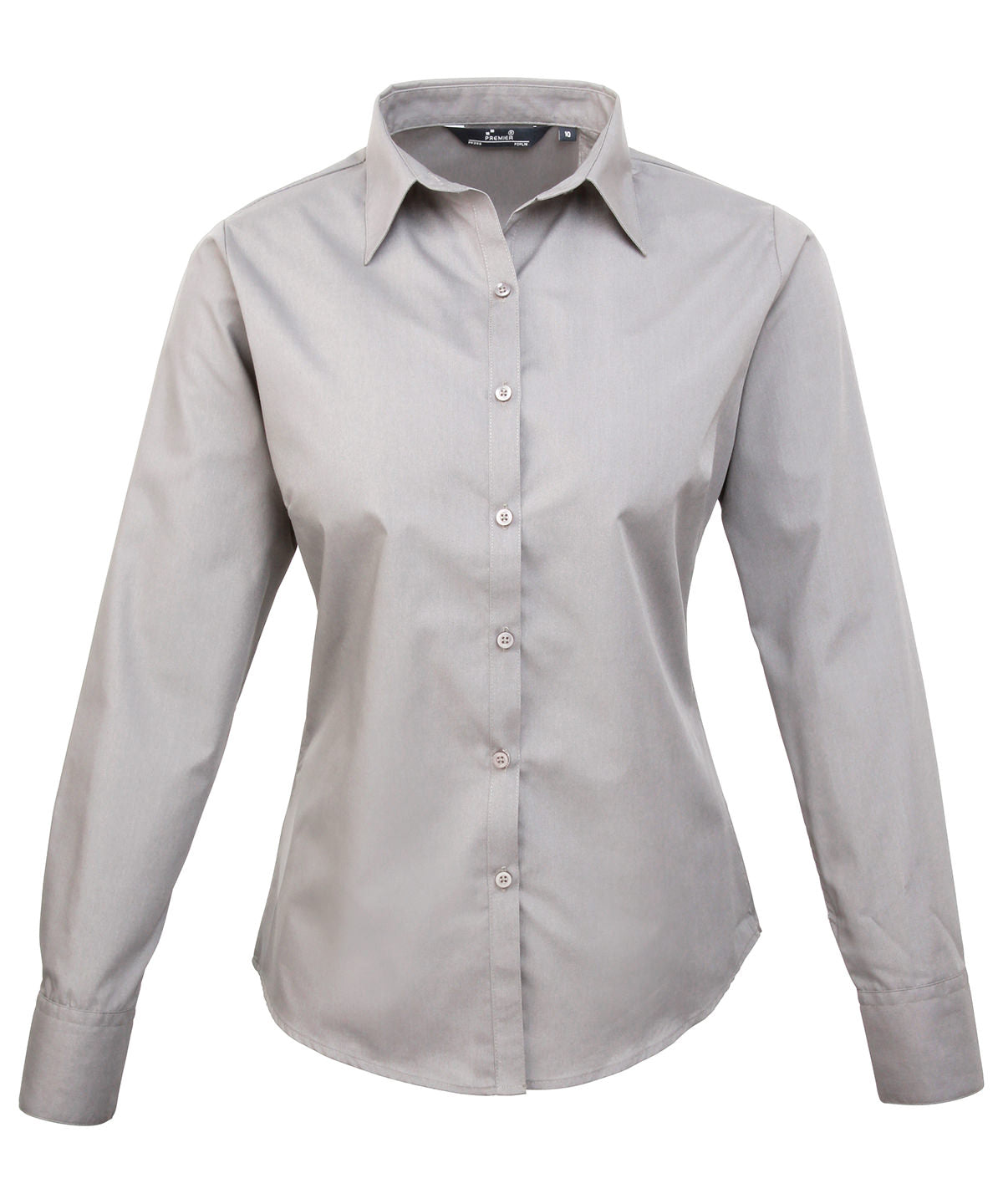 Ladies Poplin Blouse - Long Sleeve