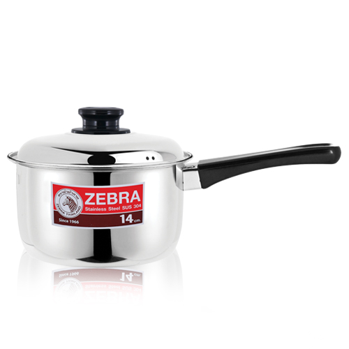 Stainless Steel Saucepan with Lid 14cm